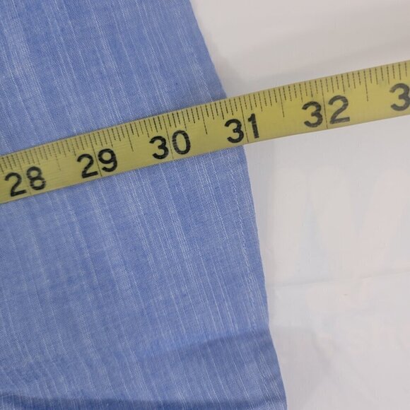 Nicole Miller NM Men’s Blue Button Up Long Sleeve Career Casual Shirt – Size XL - Picture 10 of 14